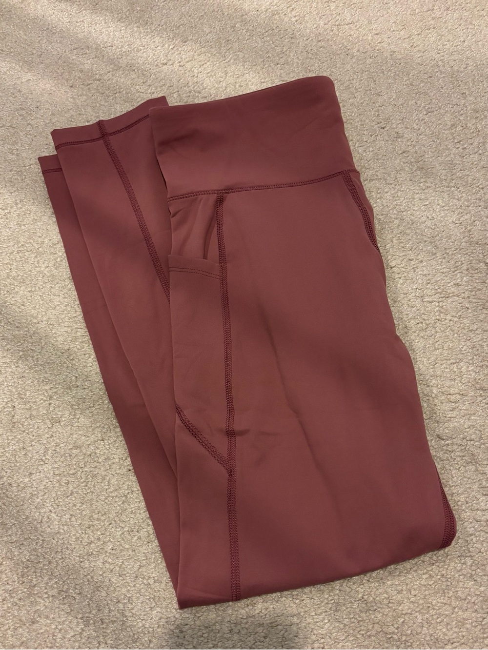 Aeropostale Women's Leggings in Deep Mauve